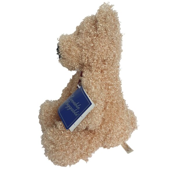 Dan Dee Teddy Bear 13.5" Beige Curly Collectors Choice Plush Teddy Bear NEW - Picture 4 of 9